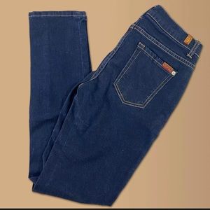 7 For All Mankind The Skinny Jeans Womens Size Tag 14 True 26x27
